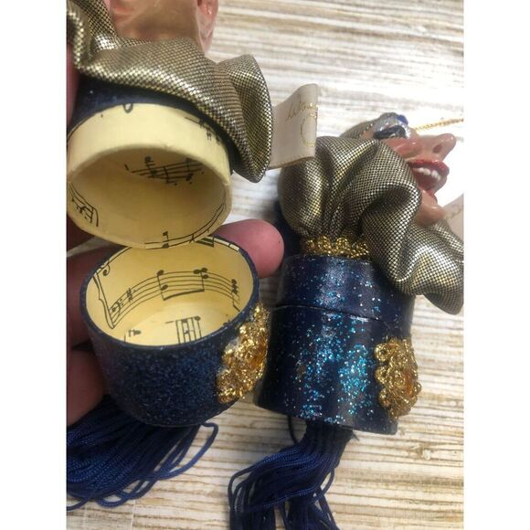 3561 Katherine’s Collection Rare lot of 2 doll trinket box vintage ornaments - Picture 4 of 4